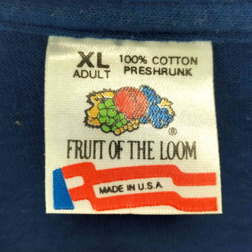 フルーツオブザルーム FRUIT OF THE LOOM 90s USA製 プリントクルーネックTシャツ メンズ import:XL