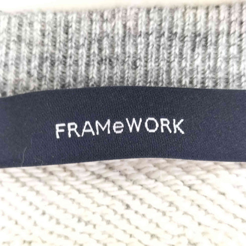 フレームワーク FRAMeWORK 霜降り クルーネックスウェット レディース