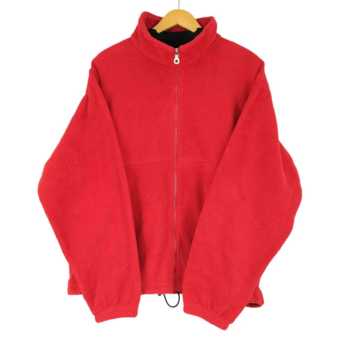 ランズエンド LANDS END 90s USA製 POLARTEC ジップアップフリース メンズ