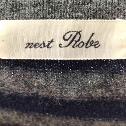 ネストローブ nest Robe ボーダーニット レディース