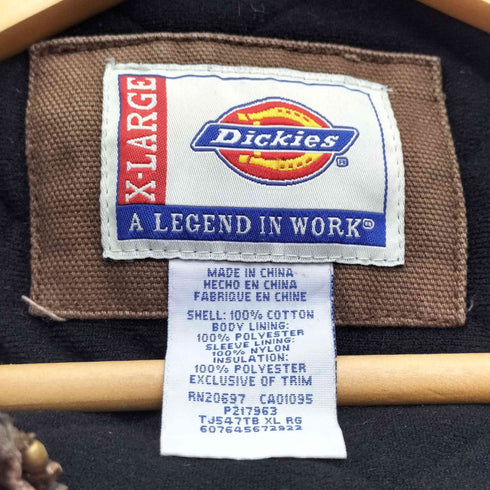 ディッキーズ Dickies 00S A LEGEND IN WORK 裏地キルティング ダックジャケット メンズ import:XL