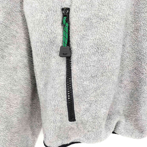 ウールリッチ WOOLRICH 90S POLARTEC 三角タグ ロゴ刺繍 フリース スタンドネック ジャケット メンズ import:M