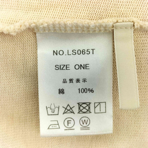 リトルスージー little suzie バックオープンボートネックカットソー レディース ONE SIZE