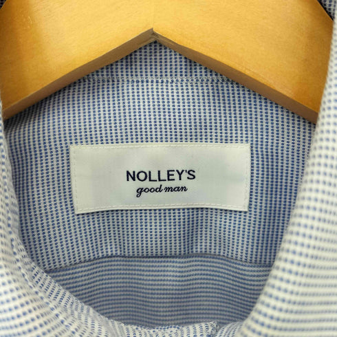 ノーリーズ NOLLEY’S イージーアイロンワイドカラーシャツ メンズ JPN:S