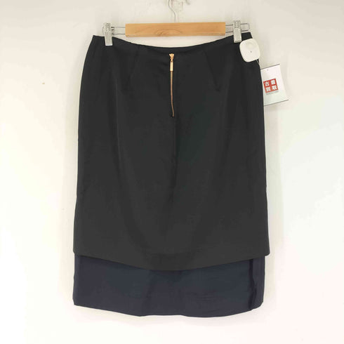 セドリックシャルリエ Cedric Charlier サテンレイヤードスカート レディース 40