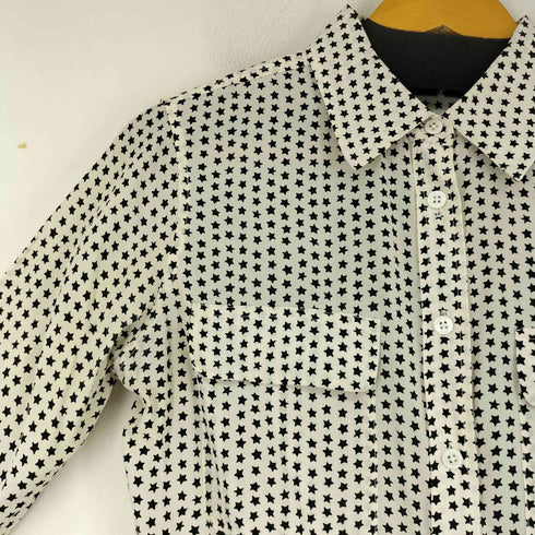 エキプモンフェム EQUIPMENT FEMME スター柄 L/S シャツ レディース JPN:XS