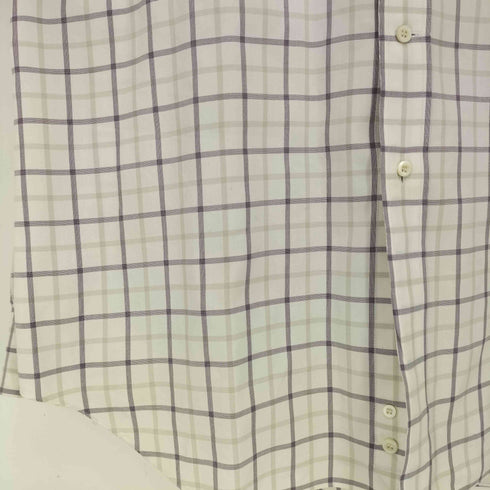 エルメネジルドゼニア Ermenegildo Zegna チェック ボタンダウンシャツ メンズ 44