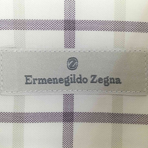 エルメネジルドゼニア Ermenegildo Zegna チェック ボタンダウンシャツ メンズ 44