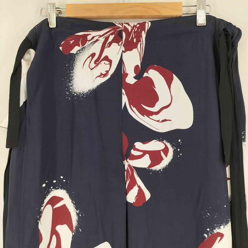 セドリックシャルリエ Cedric Charlier 総柄 レーヨン イージーパンツ レディース US 6