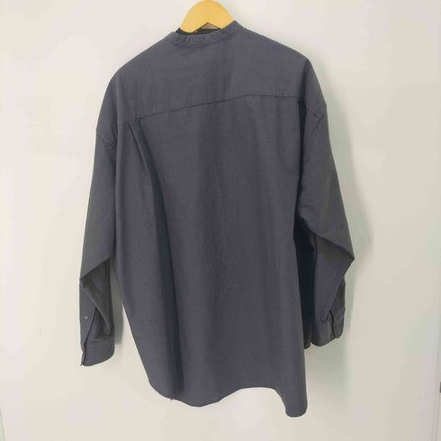 グラフペーパー Graphpaper Oxford Oversized Band Collar Shirt オックスフォードオーバーサイズドバンドカラーシャツ メンズ FREE