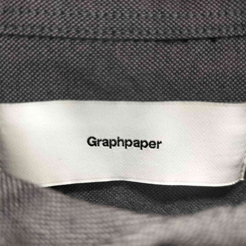 グラフペーパー Graphpaper Oxford Oversized Band Collar Shirt オックスフォードオーバーサイズドバンドカラーシャツ メンズ FREE