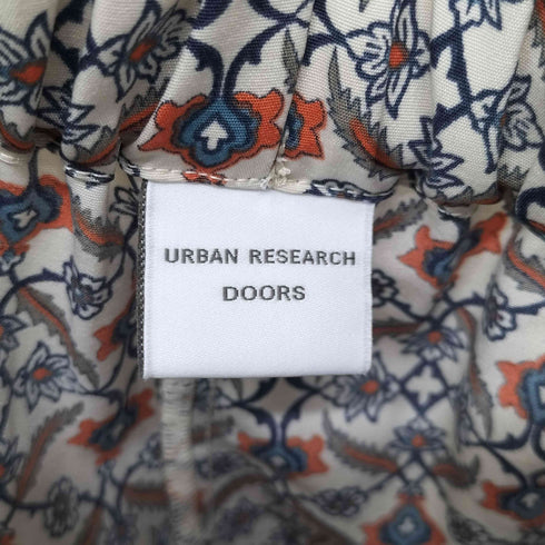 アーバンリサーチドアーズ URBAN RESEARCH DOORS 小紋柄ストレートイージーパンツ レディース