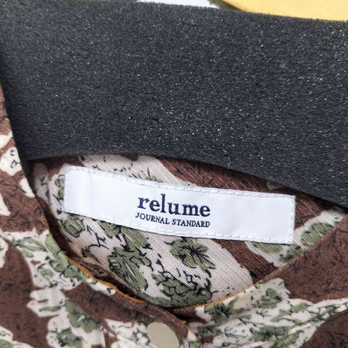 ジャーナルスタンダードレリューム JOURNAL STANDARD relume フラワープリントパイピングドレス レディース JPN:36
