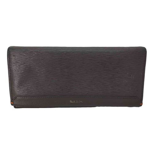 ポールスミス Paul Smith パネルディテール かぶせ長財布 メンズ
