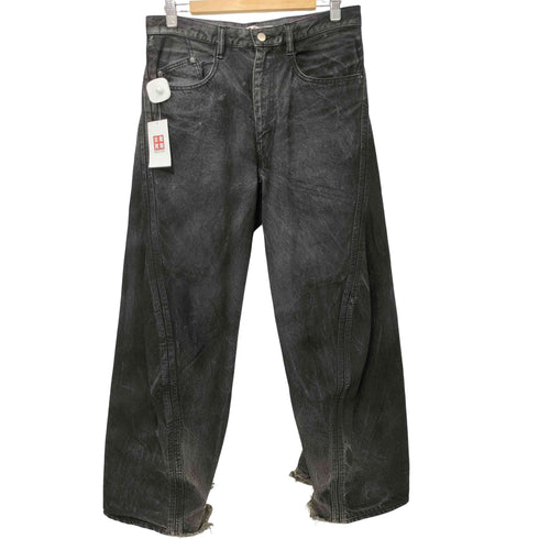 ネヴァーフォーゲット NVRFRGT 別注 FOIL COATED 3D TWISTED JEANS フォイル コーテッド ツイステッド ジーンズ メンズ JPN:2
