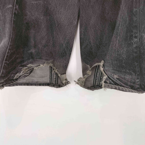 ネヴァーフォーゲット NVRFRGT 別注 FOIL COATED 3D TWISTED JEANS フォイル コーテッド ツイステッド ジーンズ メンズ JPN:2
