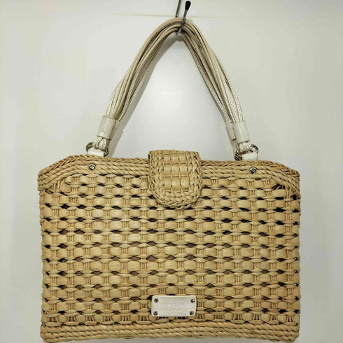 ケイトスペード Kate spade 麦わら カゴトートバッグ レディース