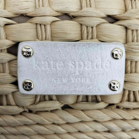 ケイトスペード Kate spade 麦わら カゴトートバッグ レディース