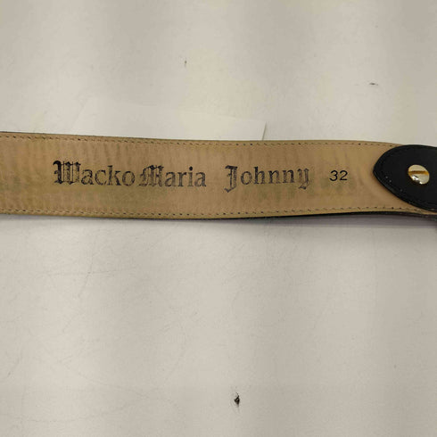 ワコマリア WACKO MARIA JOHNNY / LEATHER BELT メンズ 32
