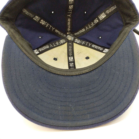 ニューエラ NEW ERA 90-00S 青タグ 59FIFTY チームロゴ 刺繍 ベースボール キャップ メンズ 7 1/4