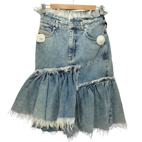 ディーゼル DIESEL アシンメトリー 再構築 デニムスカート レディース US:25