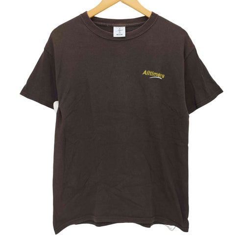 オールタイマーズ ALLTIMERS ロゴ 刺繍 クルーネック S/S Tシャツ メンズ import:M
