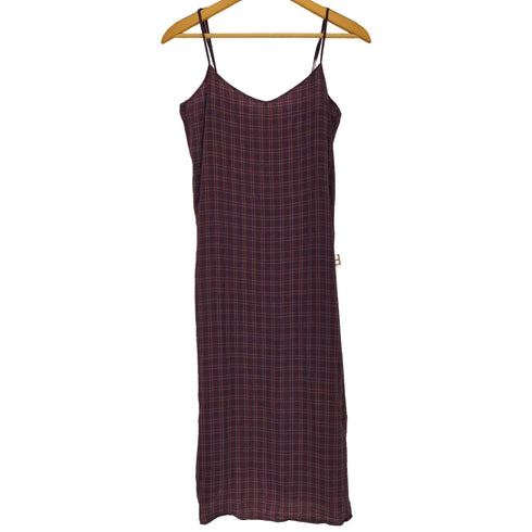ミュラーオブヨシオクボ muller of yoshiokubo Medina check mcami dress キュプラ チェック柄 キャミワンピース レディース JPN:38