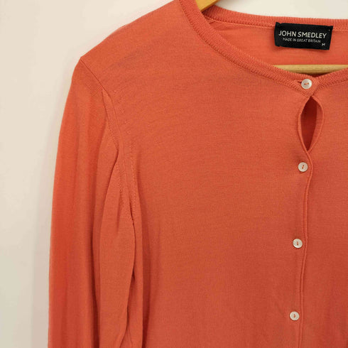 ジョンスメドレー JOHN SMEDLEY 英国製 ウール ニット カーディガン レディース import:M