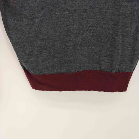 ジョンスメドレー JOHN SMEDLEY 英国製 マルチカラー プルオーバー ハイネック ニット レディース import:M