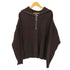 ザラ ZARA CROPPED QUARTER ZIP SWEATER メンズ import:XL