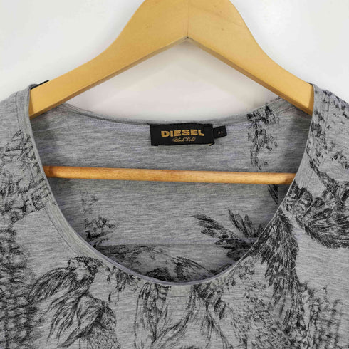 ディーゼルブラックゴールド DIESEL BLACK GOLD コットン アニマルプリント 鳥 Tシャツ メンズ import:XS