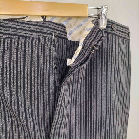 推定50S バック針シンチ サスペンダーボタン フレンチストライプパンツ メンズ