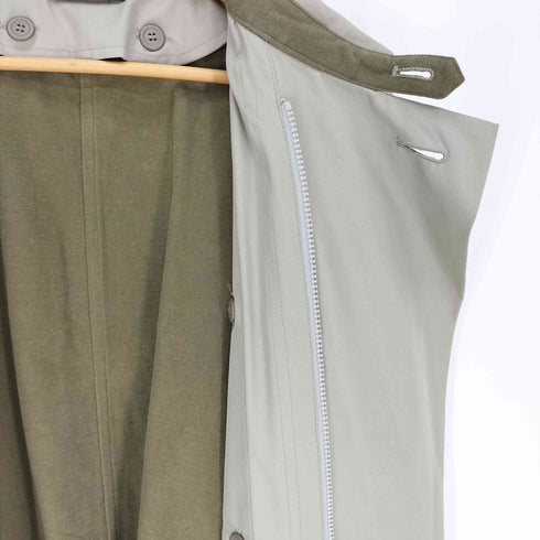 イッセイミヤケ ISSEY MIYAKE 90S 95AW WINDCOAT ライナー付き ジップ ボタン 2WAY イカコート メンズ JPN:S