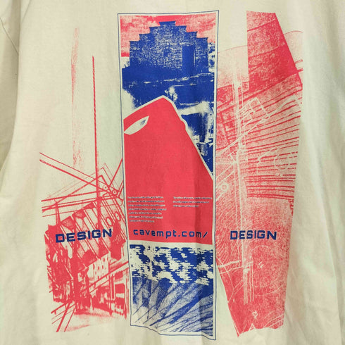 シーイー C.E cavempt.com DESIGN T グラフィック プリント 半袖 Tシャツ メンズ JPN:XL