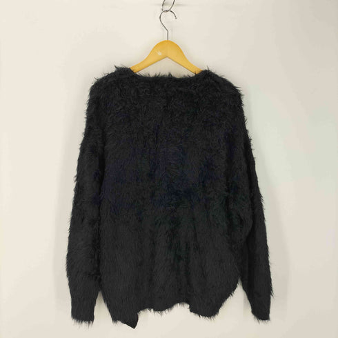 MIEL CRISHUNANT ふわふわシャギークルーネックカーディガン レディース FREE