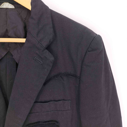 コムデギャルソンオムプリュス COMME des GARCONS HOMME PLUS AD2005 05AW Sports Tailoring スポーツテーラリング期 パッチワーク ツギハギ 染色加工 2B テーラード ジャケット メンズ JPN:S