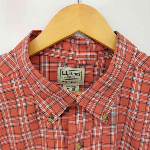 エルエルビーン L.L.Bean TRADITIONAL FIT チェックシャツ メンズ import:XL XL TALL
