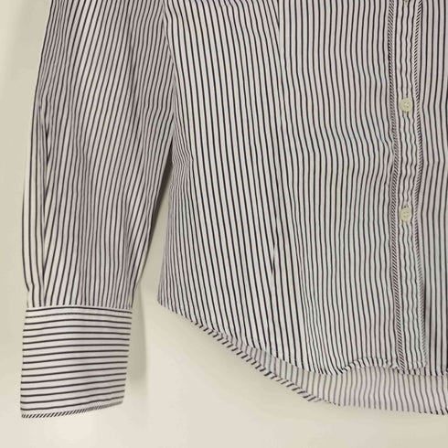 ポールスミスブラックレーベル Paul Smith BLACK LABEL マルチボタン コットン ストライプシャツ レディース 38