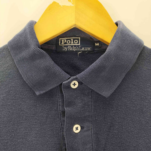 ポロバイラルフローレン Polo by RALPH LAUREN ポニー刺しゅう長袖鹿の子ポロシャツ レディース JPN:M