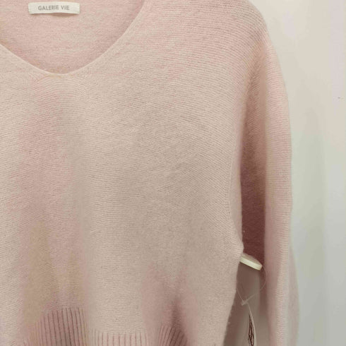 ギャルリーヴィー GALERIE VIE 19SS カシミヤコットン Vネックプルオーバー レディース JPN:S