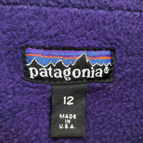 パタゴニア patagonia 90S 91AW USA製 デカタグ シェルドシンチライトジャケット ブルゾン 裏地 フリース メンズ 12