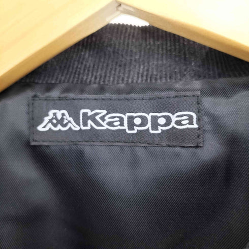 カッパ Kappa ロゴ刺繍 コーデュロイ ジップアップワークジャケット セットアップ メンズ M