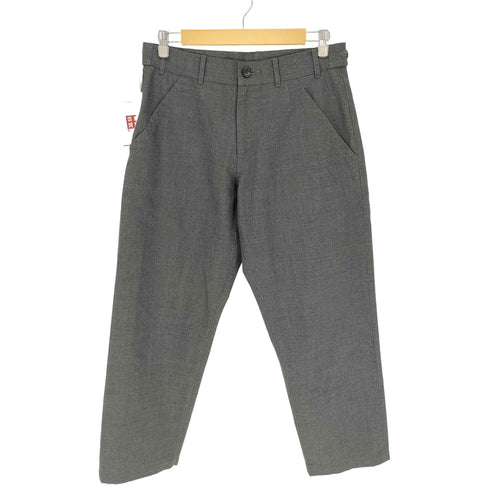 コムデギャルソンオムプリュス COMME des GARCONS HOMME PLUS AD2006 06AW Bad Boy バッドボーイ期 ウール アジャスターベルト ノータック スラックス パンツ メンズ SS