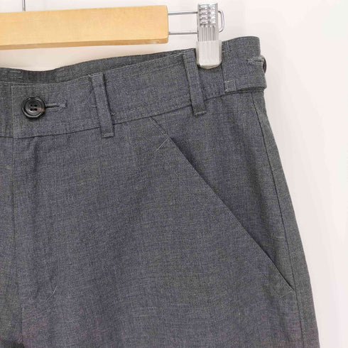 コムデギャルソンオムプリュス COMME des GARCONS HOMME PLUS AD2006 06AW Bad Boy バッドボーイ期 ウール アジャスターベルト ノータック スラックス パンツ メンズ SS