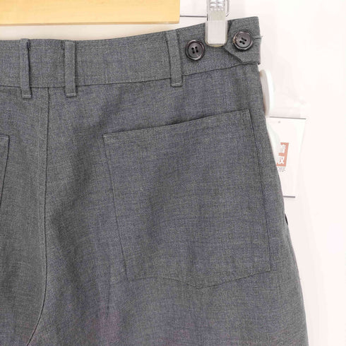 コムデギャルソンオムプリュス COMME des GARCONS HOMME PLUS AD2006 06AW Bad Boy バッドボーイ期 ウール アジャスターベルト ノータック スラックス パンツ メンズ SS