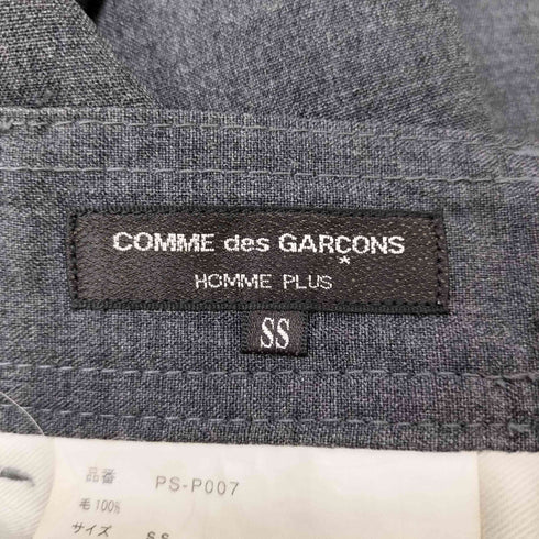 コムデギャルソンオムプリュス COMME des GARCONS HOMME PLUS AD2006 06AW Bad Boy バッドボーイ期 ウール アジャスターベルト ノータック スラックス パンツ メンズ SS