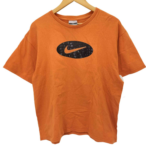ナイキ NIKE 00S グレータグ オーバル スウッシュ バック プリント S/S Tシャツ メンズ import:M