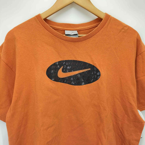 ナイキ NIKE 00S グレータグ オーバル スウッシュ バック プリント S/S Tシャツ メンズ import:M