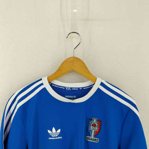 アディダス adidas skateboarding Futebol USA Tee メンズ import:L