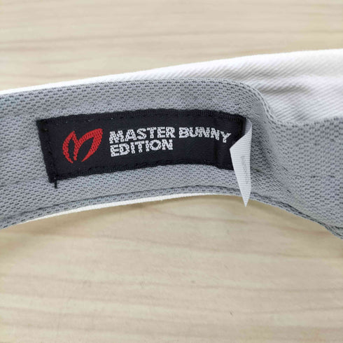 マスターバニーエディション MASTER BUNNY EDITION ロゴ刺繍 サンバイザー レディース